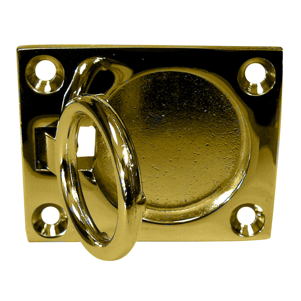 Whitecap Flush Pull Ring – Polished Brass – 2″ x 2-1/2″ [S-3362BC] Hot on Sale