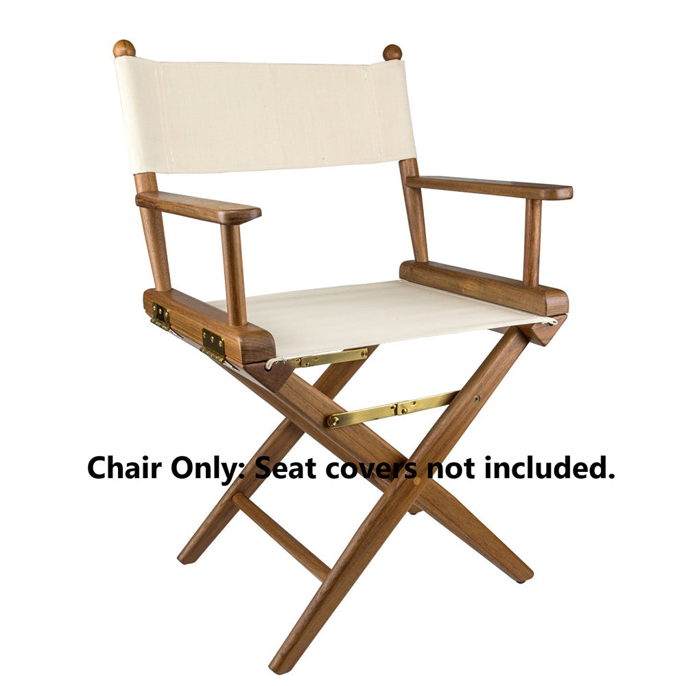 Whitecap Directors Chair w/o Seat Covers – Teak [60040] Hot on Sale