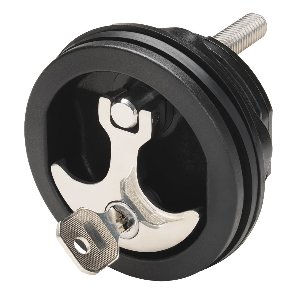Whitecap Compression Handle – Nylon Black/SS – Locking [6228BC] Supply
