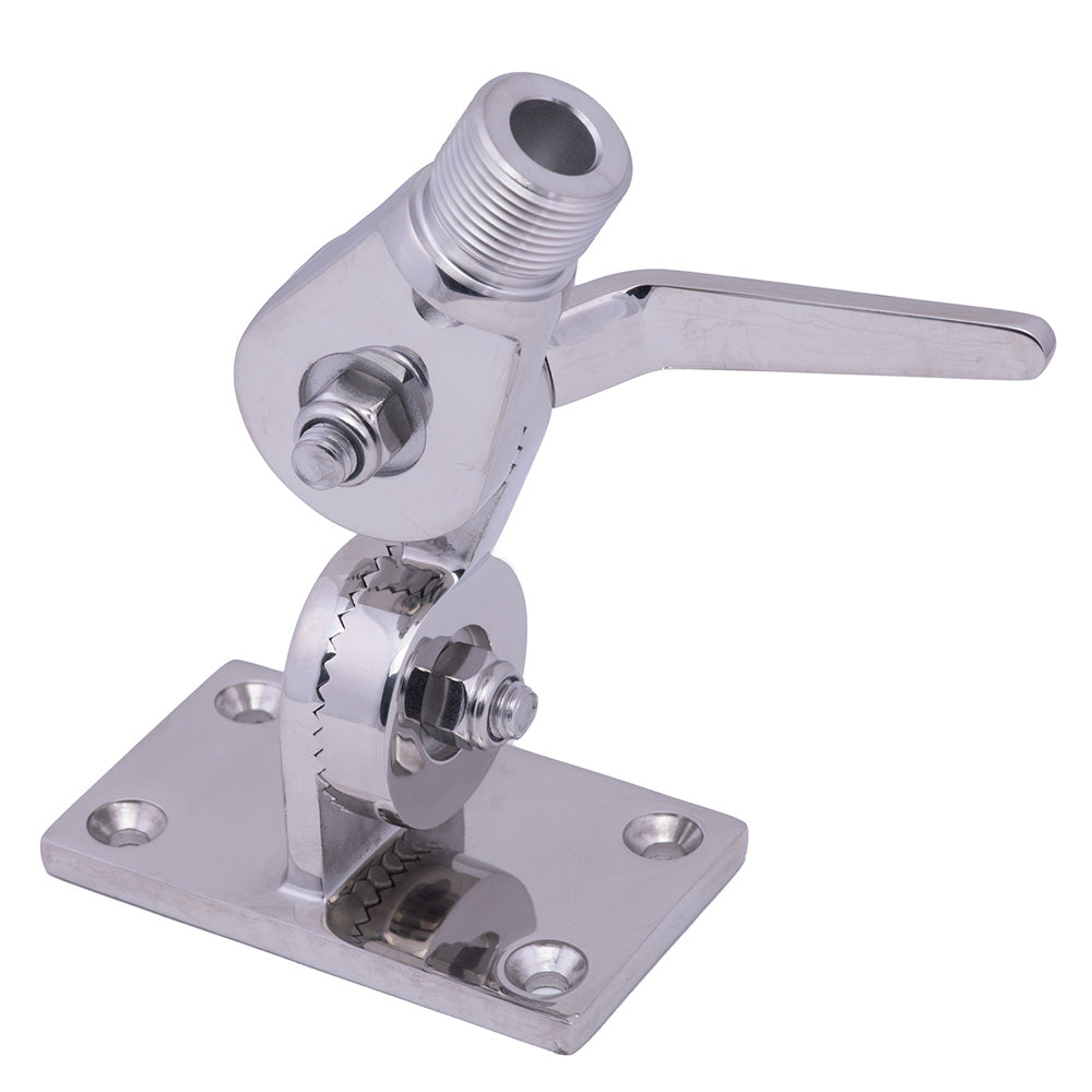 Whitecap Heavy-Duty Ratchet Antenna Mount – 316 Stainless Steel [S-1802BC] Hot on Sale
