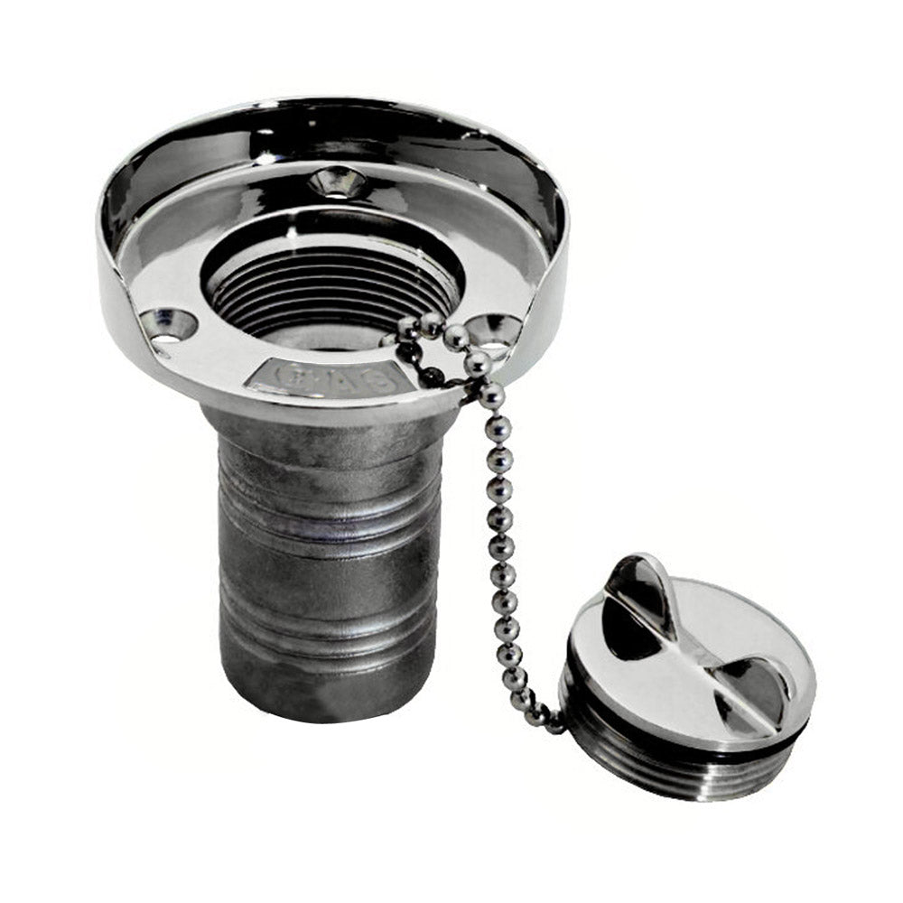 Whitecap Gas Hose Deck Fill w/Splash Guard – 1-1/2″ Chain [6001] Online