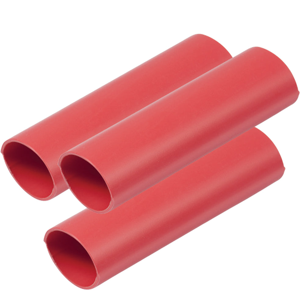 Ancor Heavy Wall Heat Shrink Tubing – 3/4″ x 3″ – 3-Pack – Red [326603] Online