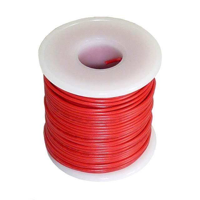 Hook Up Wire 22 Gauge Solid Color Red Length 100 feet, 300 Volts Online now