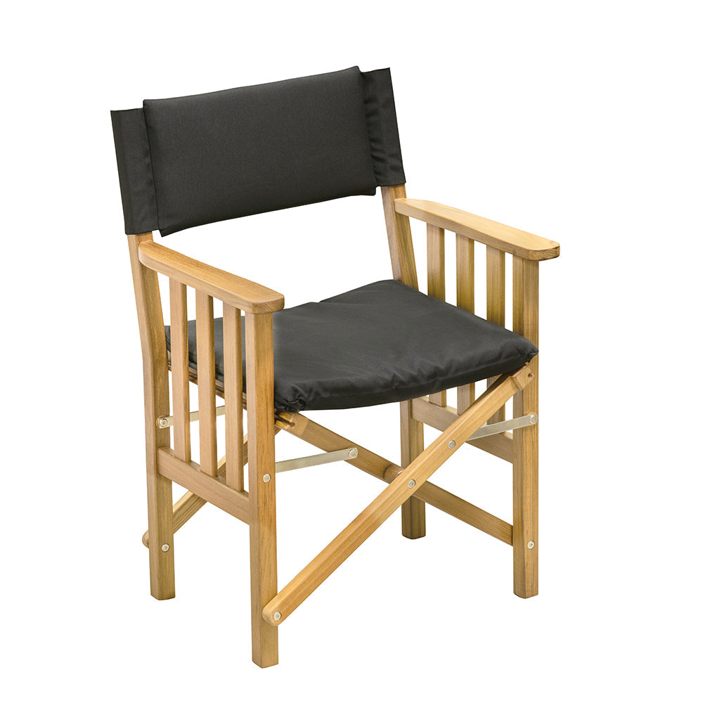 Whitecap Directors Chair II w/Black Cushion – Teak [61051] Hot on Sale
