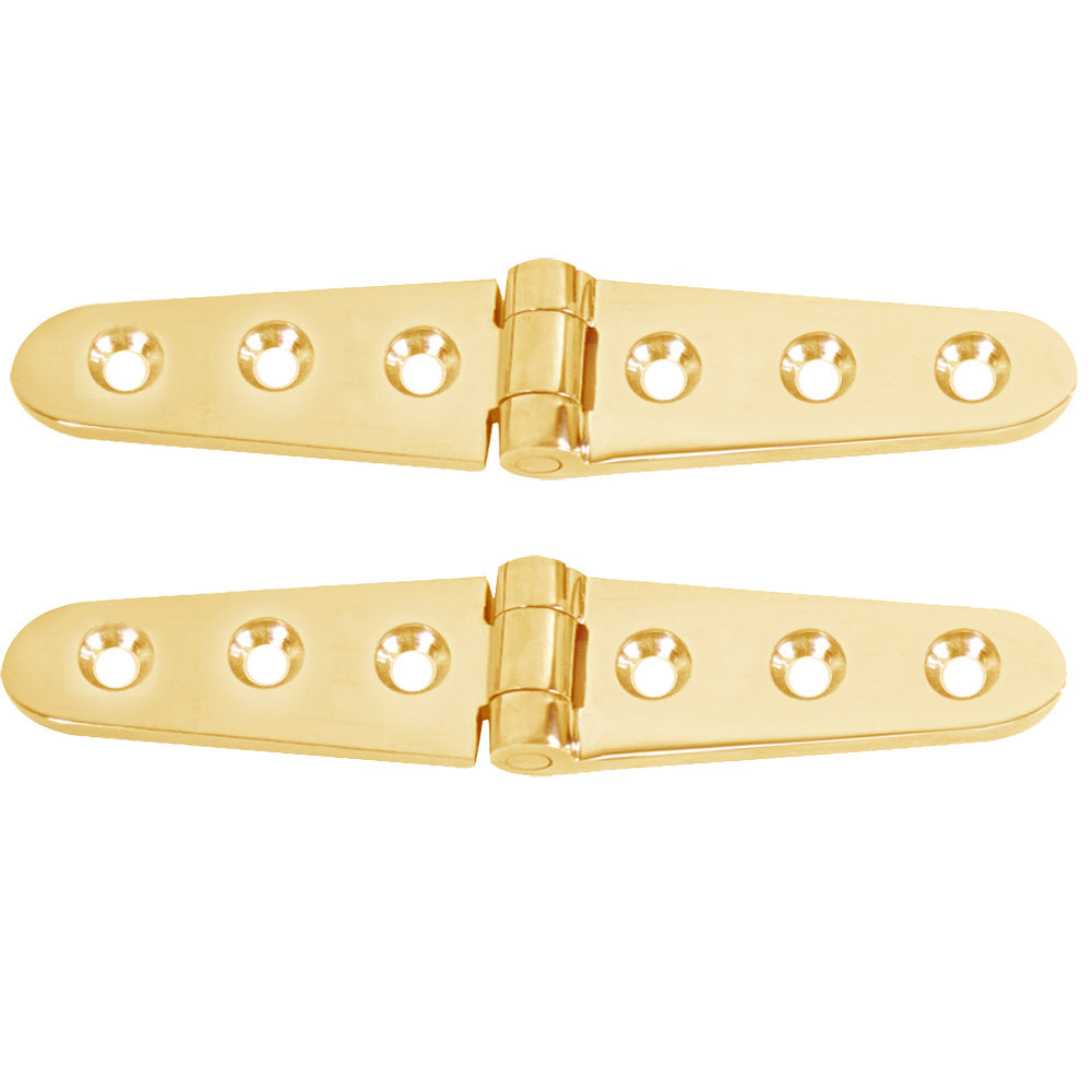 Whitecap Strap Hinge – Polished Brass – 6″ x 1-1/8″ – Pair [S-605BC] Fashion