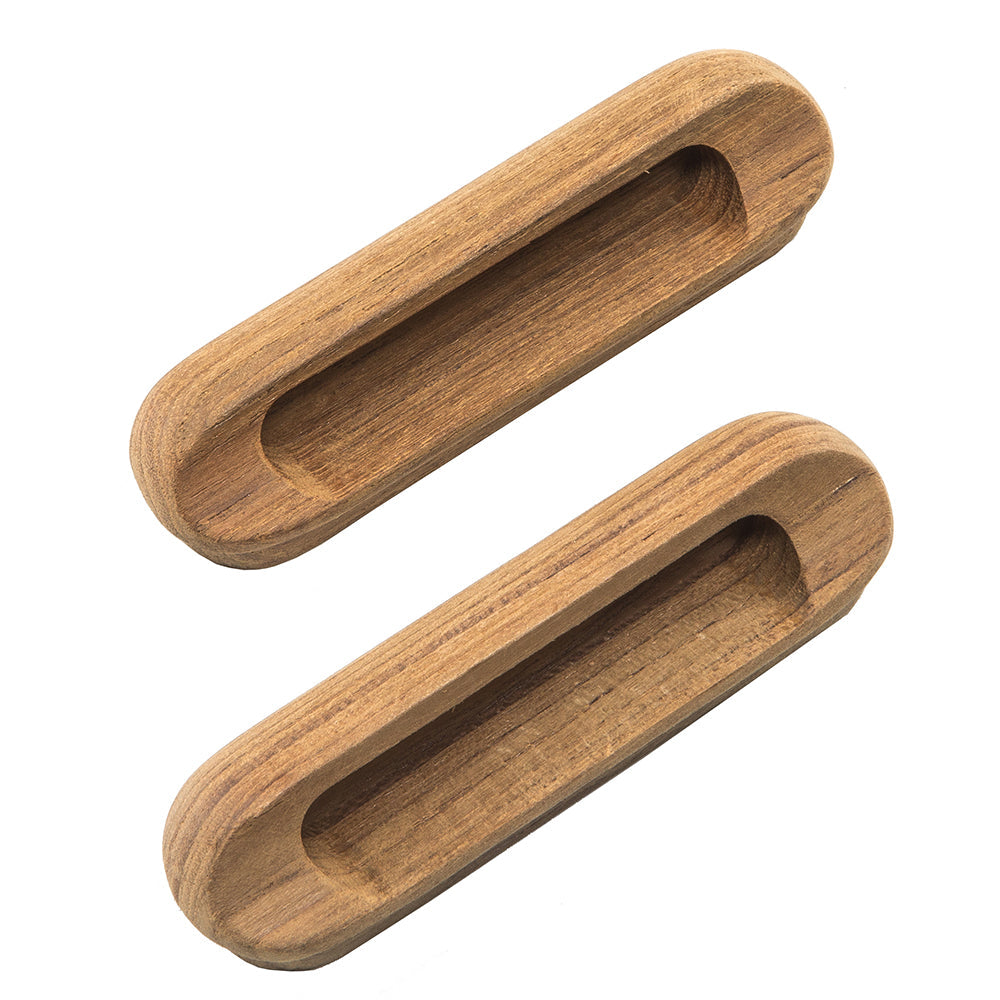Whitecap Teak Oblong Drawer Pull – 4-1/16″L – 2 Pack [60124-A] Online