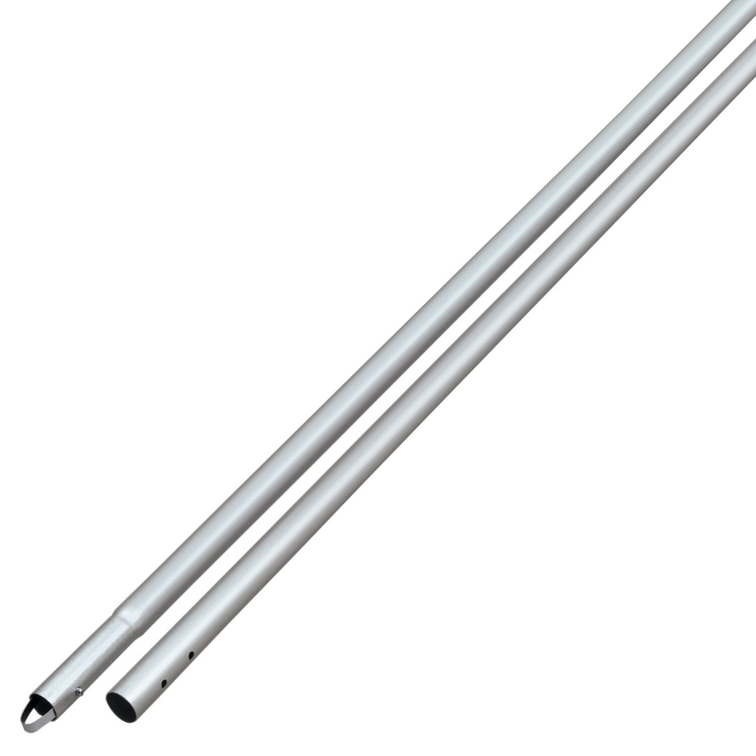 Kraft Tool CC293S 8′ Anodized Aluminum Swaged Button Handle – 1-3/4″ Diameter (Silver) Fashion