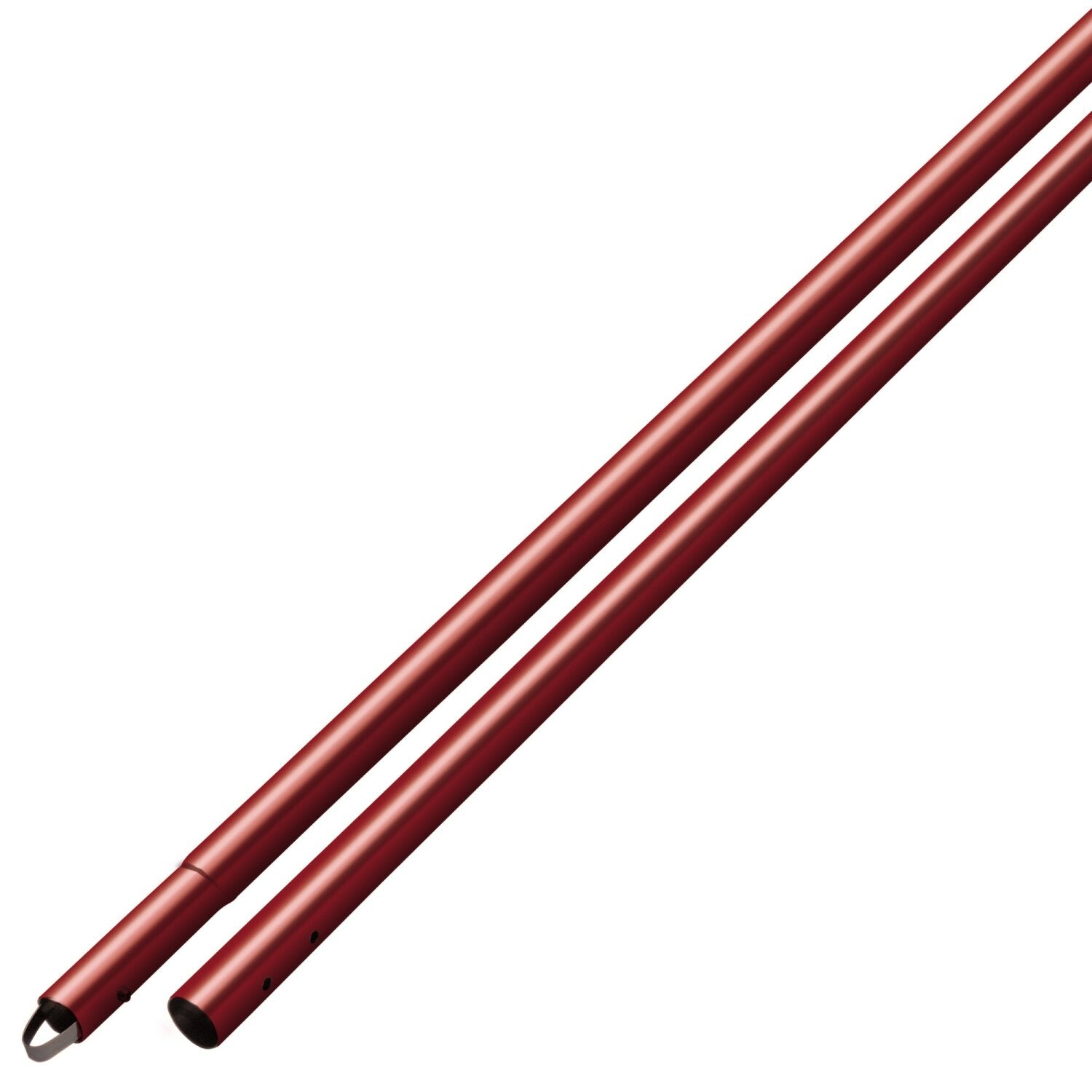 Kraft Tool CC293SR 8′ Anodized Aluminum Swaged Button Handle – 1-3/4″ Diameter (Red) Discount