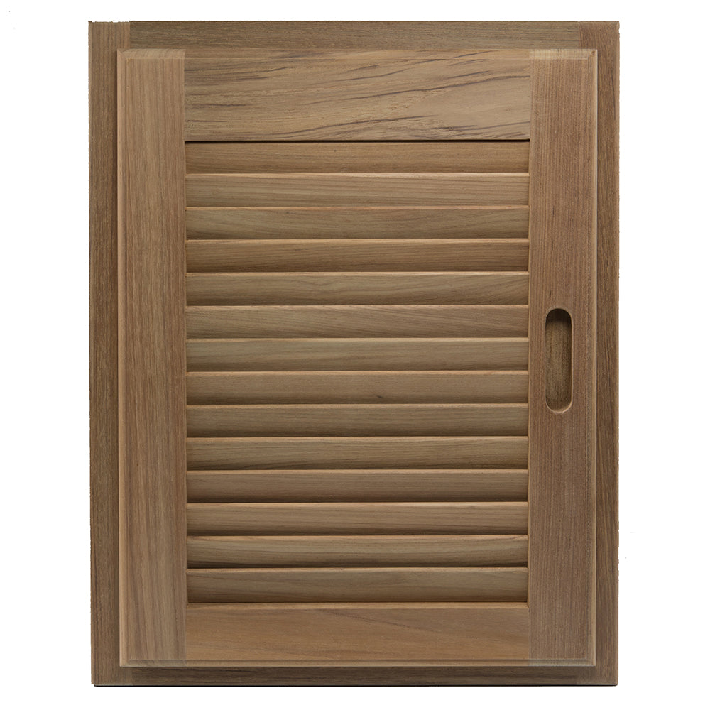 Whitecap Teak Louvered Door & Frame – Right Hand – 15″ x 20″ [60724] Hot on Sale