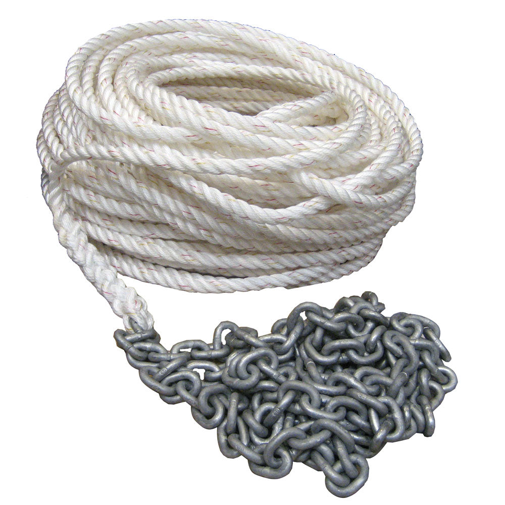 Powerwinch 300′ of 1/2″ Rope 15′ of 1/4″ HT Chain Rode [P10295] Sale