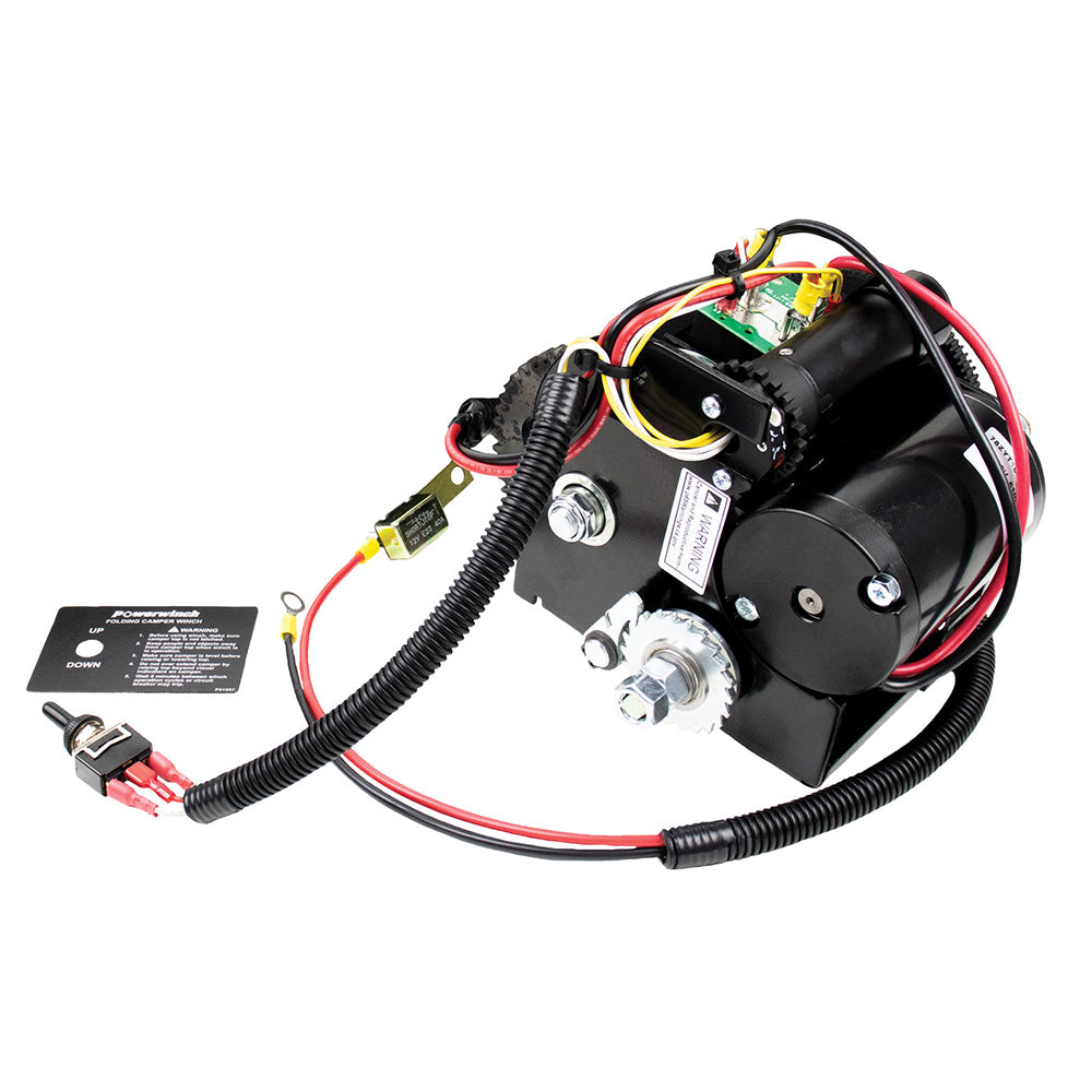 Powerwinch Folding  Pop-Up Camper Winch w/1200lb Lift Capacity [P92001] Online Sale