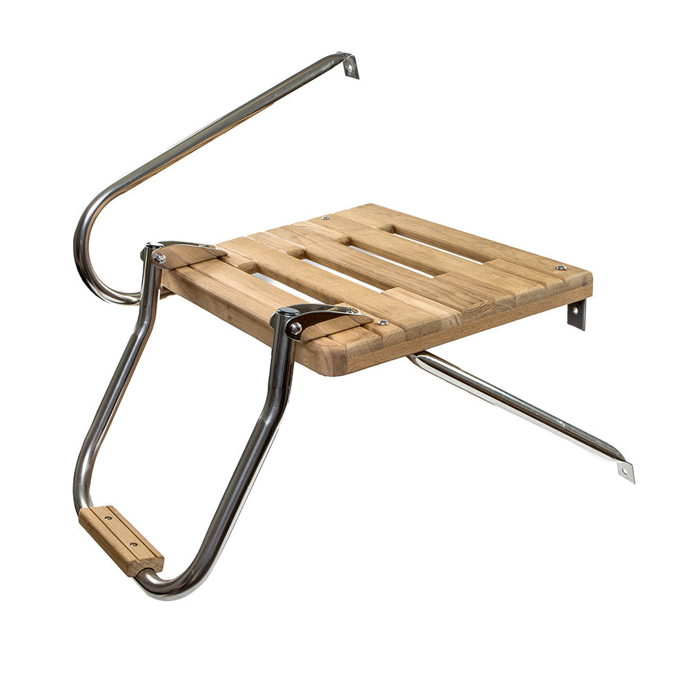 Whitecap Teak Swim Platform w/Ladder f/Outboard Motors [60902] Online Sale