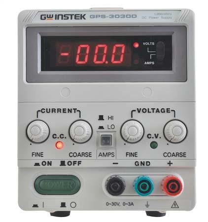Instek DC Power Supply, 0-30V, 0-3A Fashion