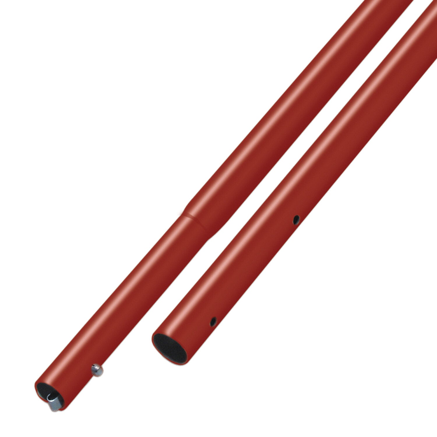 Kraft Tool CC336SRC-PK3 6′ Aluminum Swaged Button Handle 1-3/8″ Dia. (Red Powder Coated) Sgl Btn Clip Must Order in Box Quantity NEW! Online Hot Sale