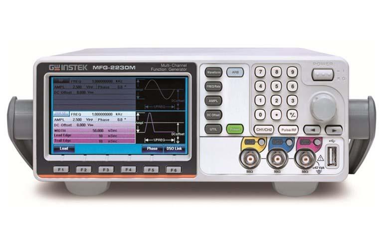 Instek MFG-2230M Dual Channel Arbitrary Function Generator (30MHz) with Pulse Generator and Modulation Fashion