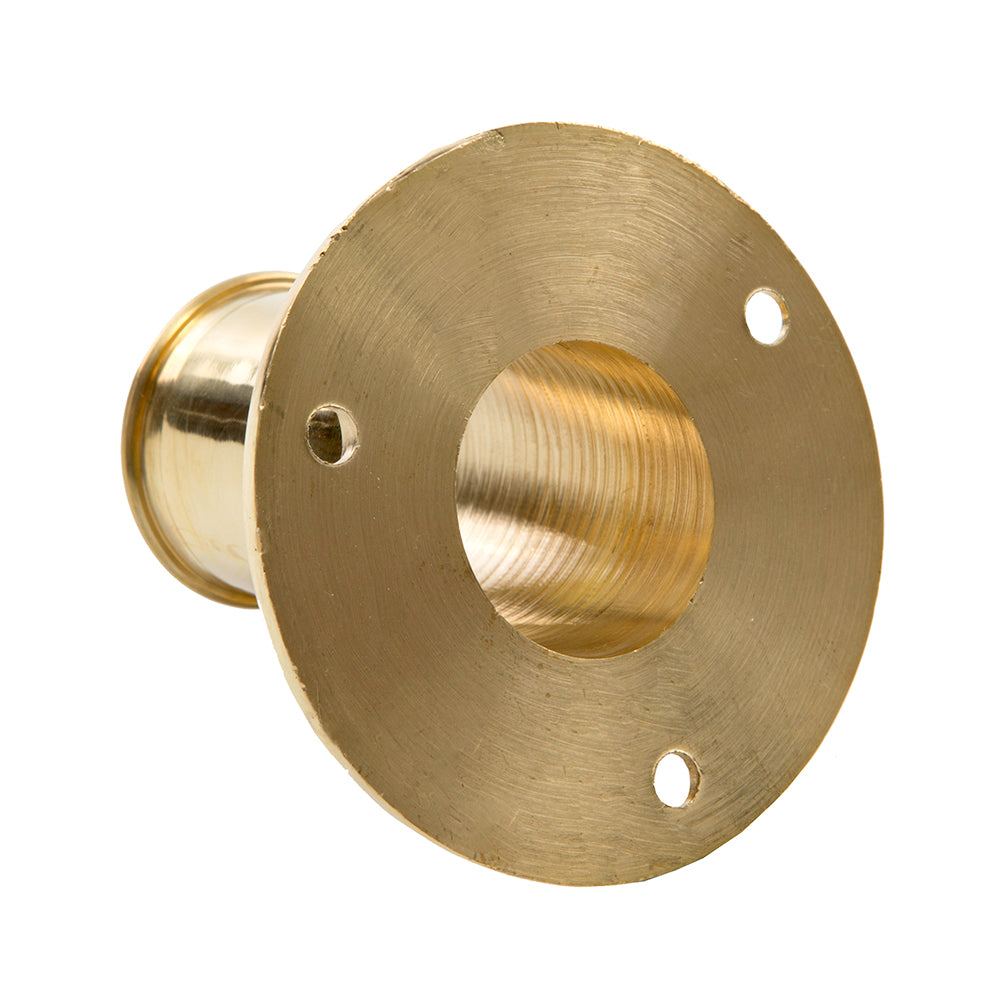 Whitecap Top Mount Flag Pole Socket – 1″ ID – Polished Brass [S-5002BC] Sale