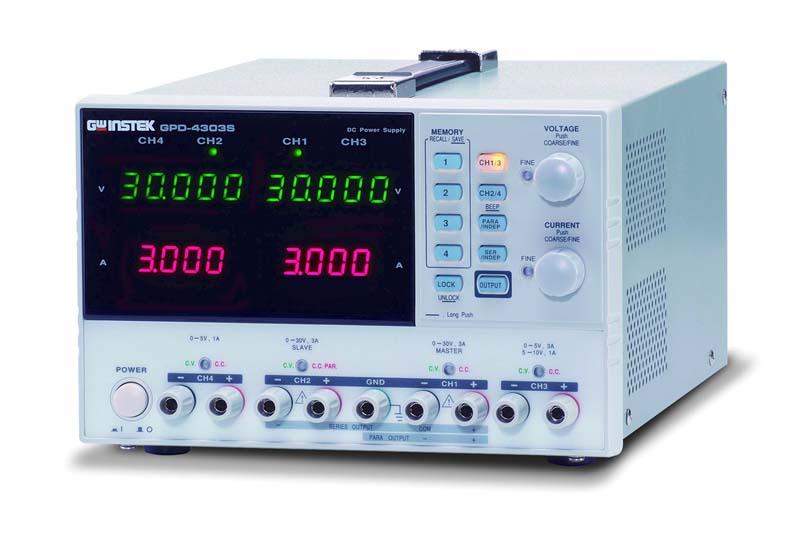 Instek Programmable Power Supply – Channel 1: 30V/3A; Channel 2: 30V/2A on Sale