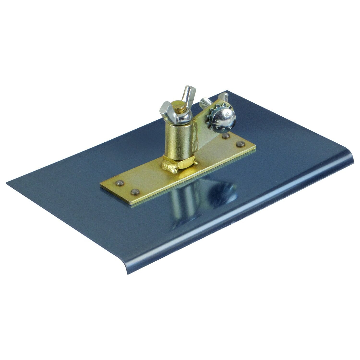 Kraft Tool CC385A-01 9″ x 8″ 3/8″ R All-Angle Swivel Blue Steel Walking Edger Supply