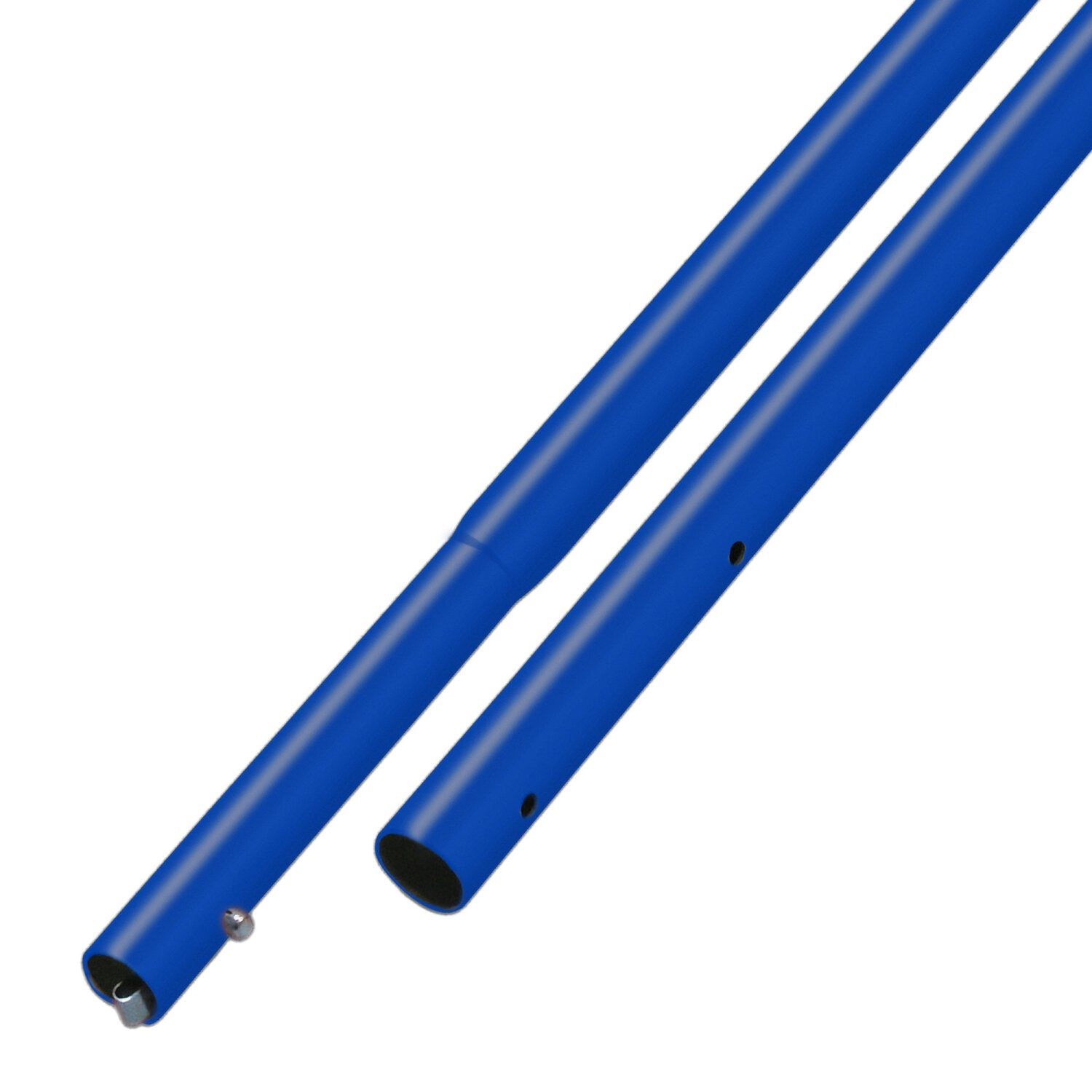 Kraft Tool CC336SBC-PK3 6′ Blue Powder Coated Aluminum Swaged Button Handle – 1-3/8″ Diameter on Sale