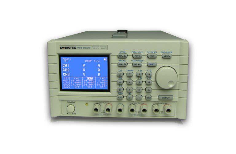 Instek Programmable Switching Power Supply/RS232 Interface, 0-32V, 0-2A; 0-6V, 0-5A Supply