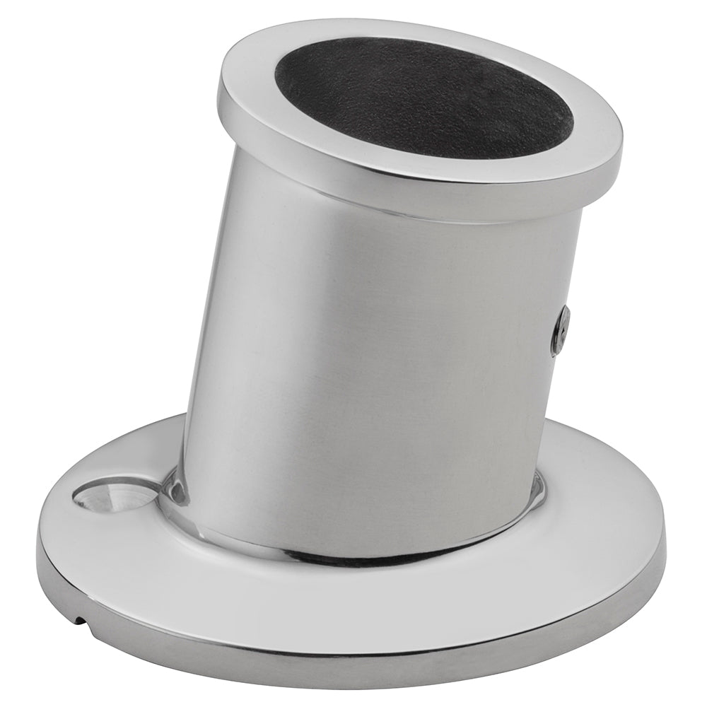 Whitecap Top-Mounted Flag Pole Socket – Stainless Steel – 1″ ID [6147] Online Sale