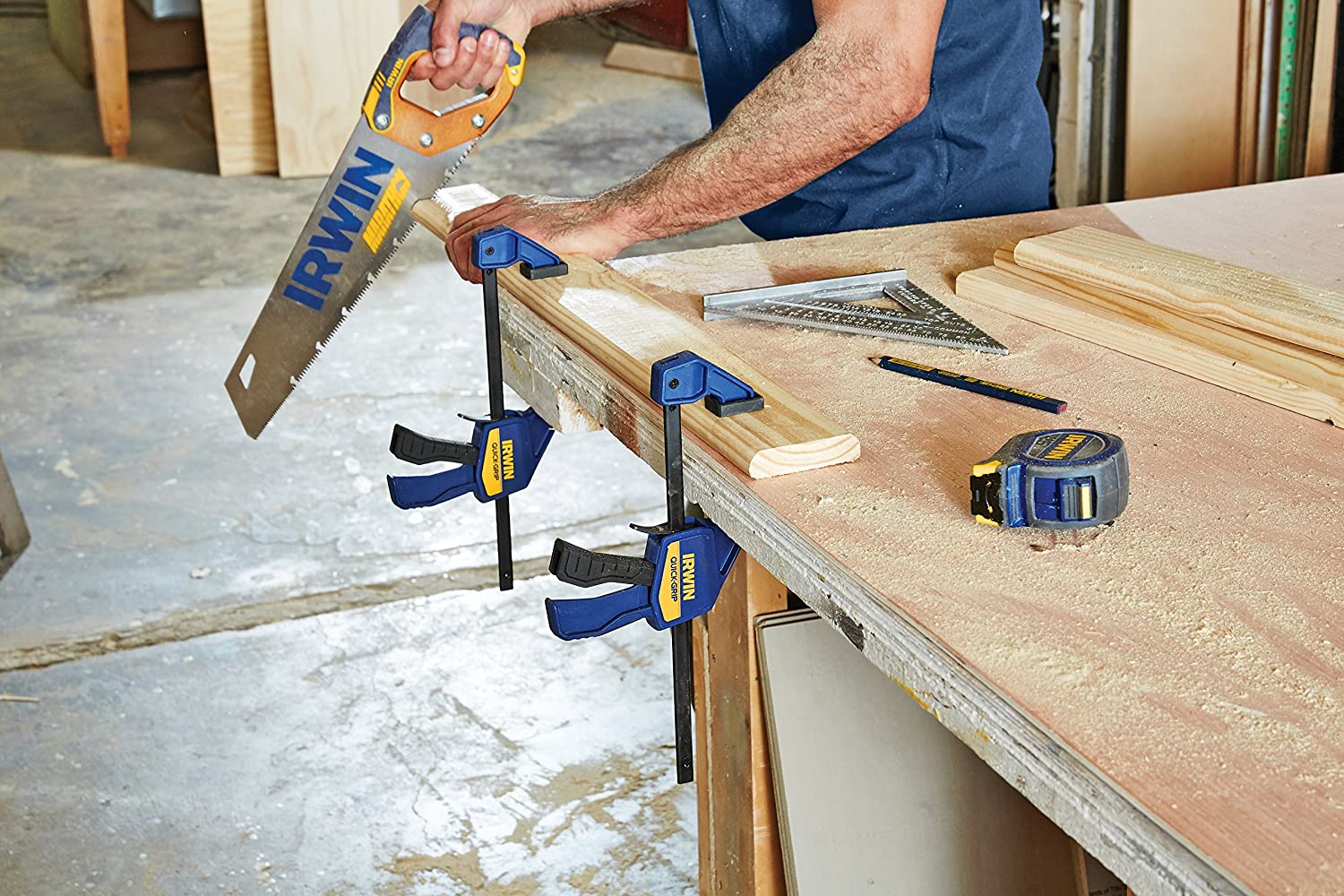 Irwin Quick-Grip Bar Clamp, One-Handed, Mini, 6-Inch Hot on Sale