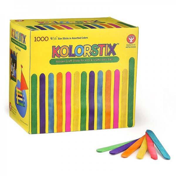Kolorstix Craft Wood Popstix - 4.5", Bagged, 150 ct. Discount