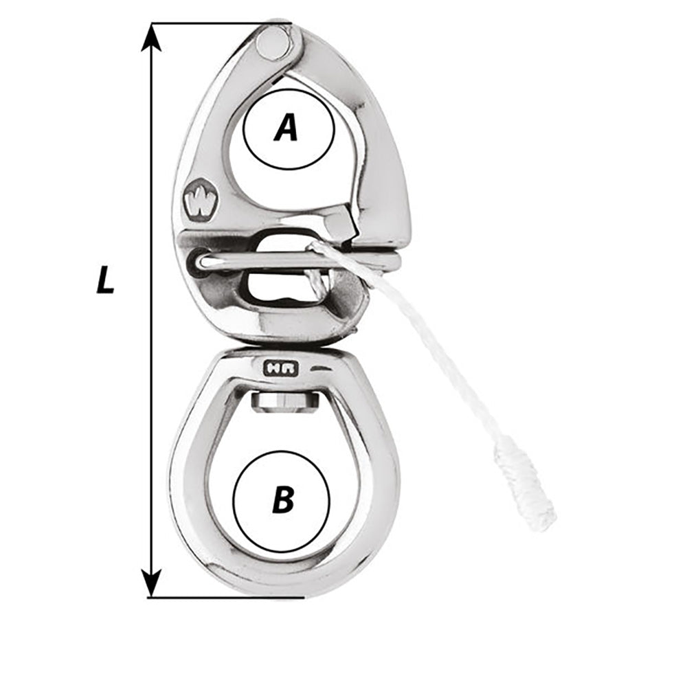 Wichard HR Quick Release Snap Shackle With Large Bail -160mm Length – 6-19/64″ [02778] Hot on Sale