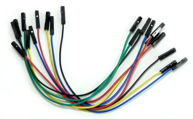Jumper Wire Kit 10 Pieces; Female to Female 12″ Long Online Sale