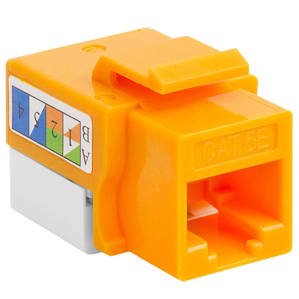 Keystone Jacks CAT 5E  Yellow Online Sale