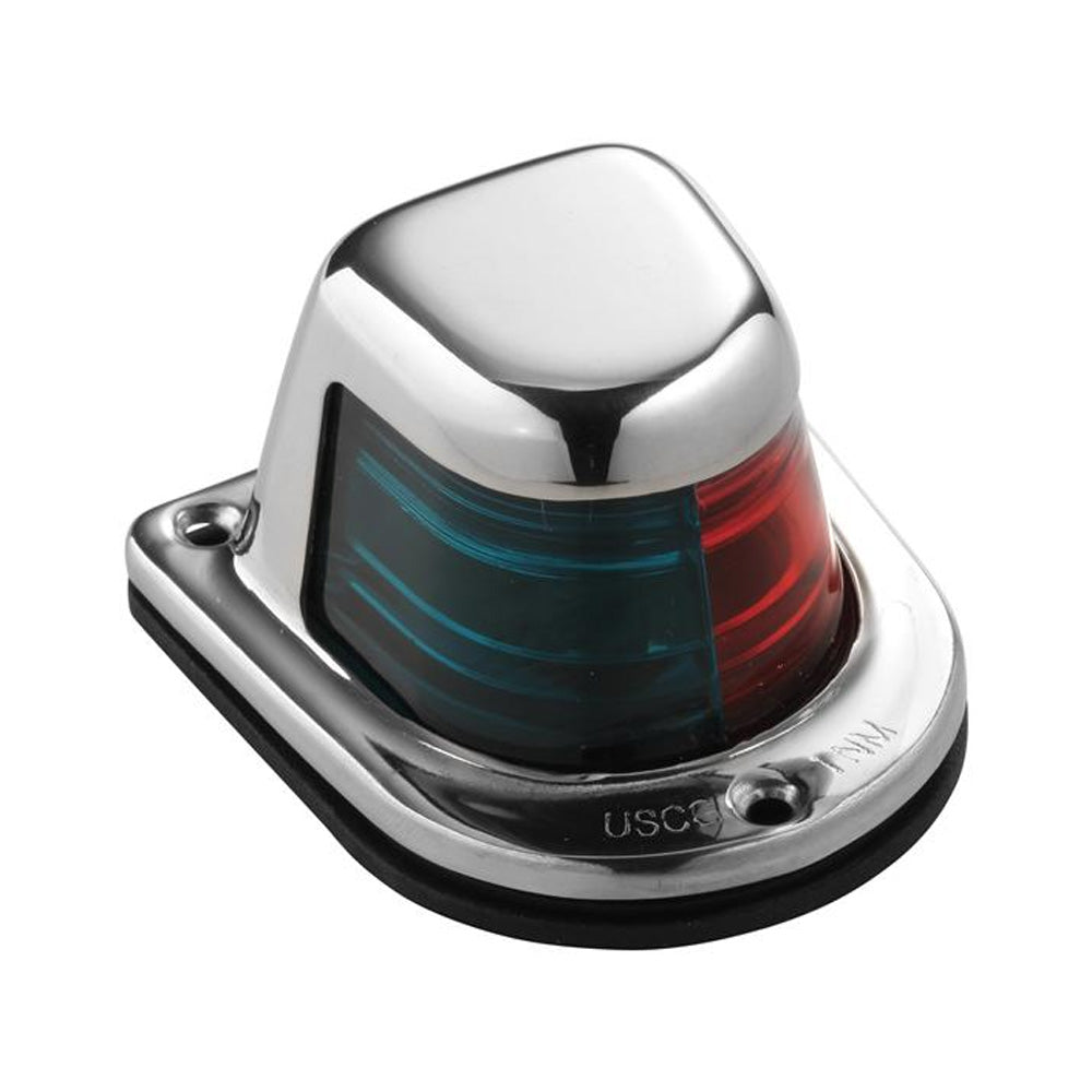 Attwood 1-Mile Deck Mount, Bi-Color Red/Green Combo Sidelight – 12V – Stainless Steel Housing [66318-7] Supply