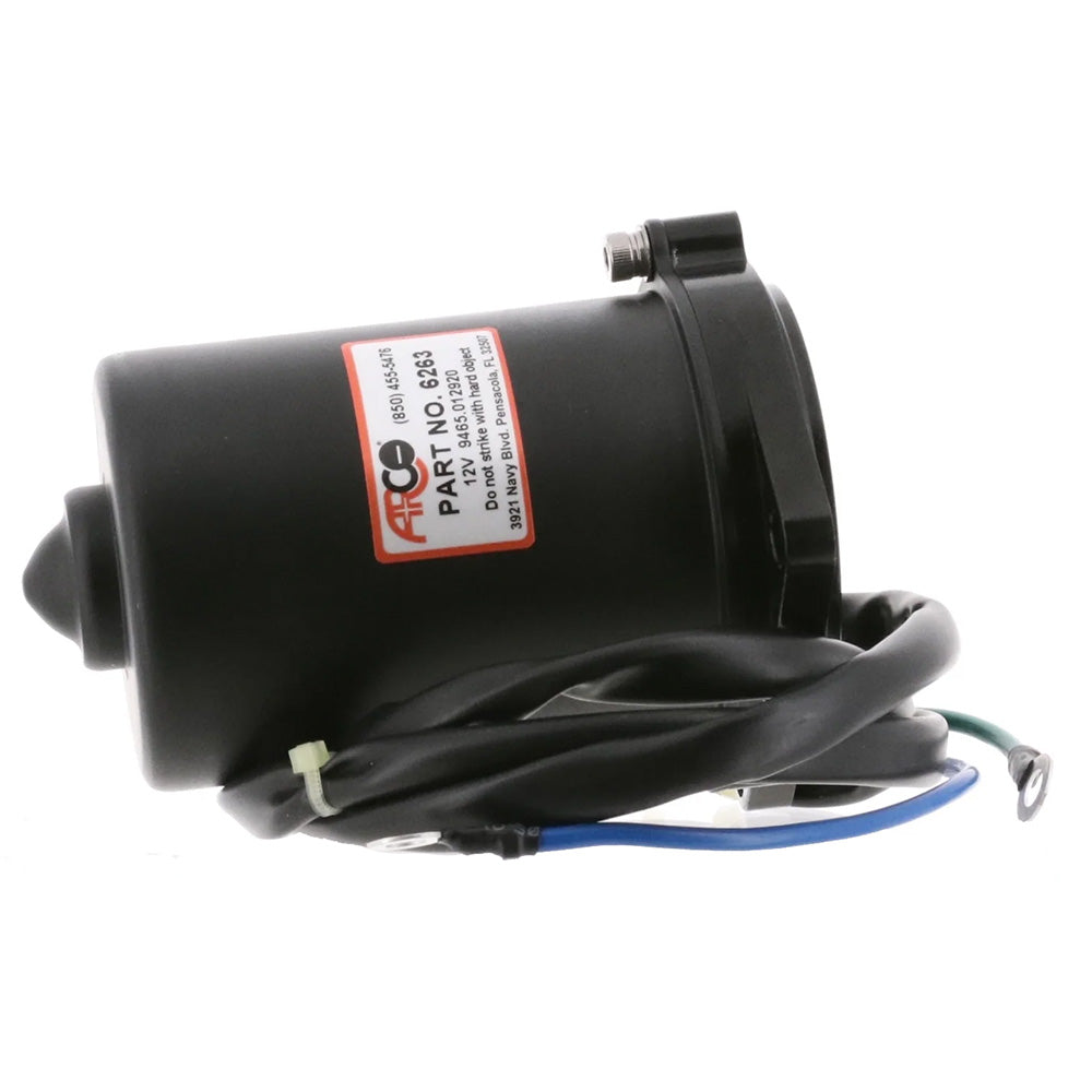 ARCO Marine Replacement Outboard Tilt Trim Motor – Yamaha, 2-Wire, 3 Bolt, Flat Blade Shaft [6263] Online