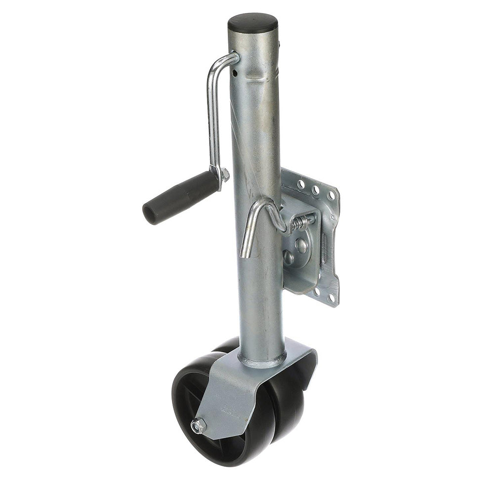 Attwood Fold-Up Trailer Jack – 1500 lb Capacity – Dual Wheel [11126-4] Discount