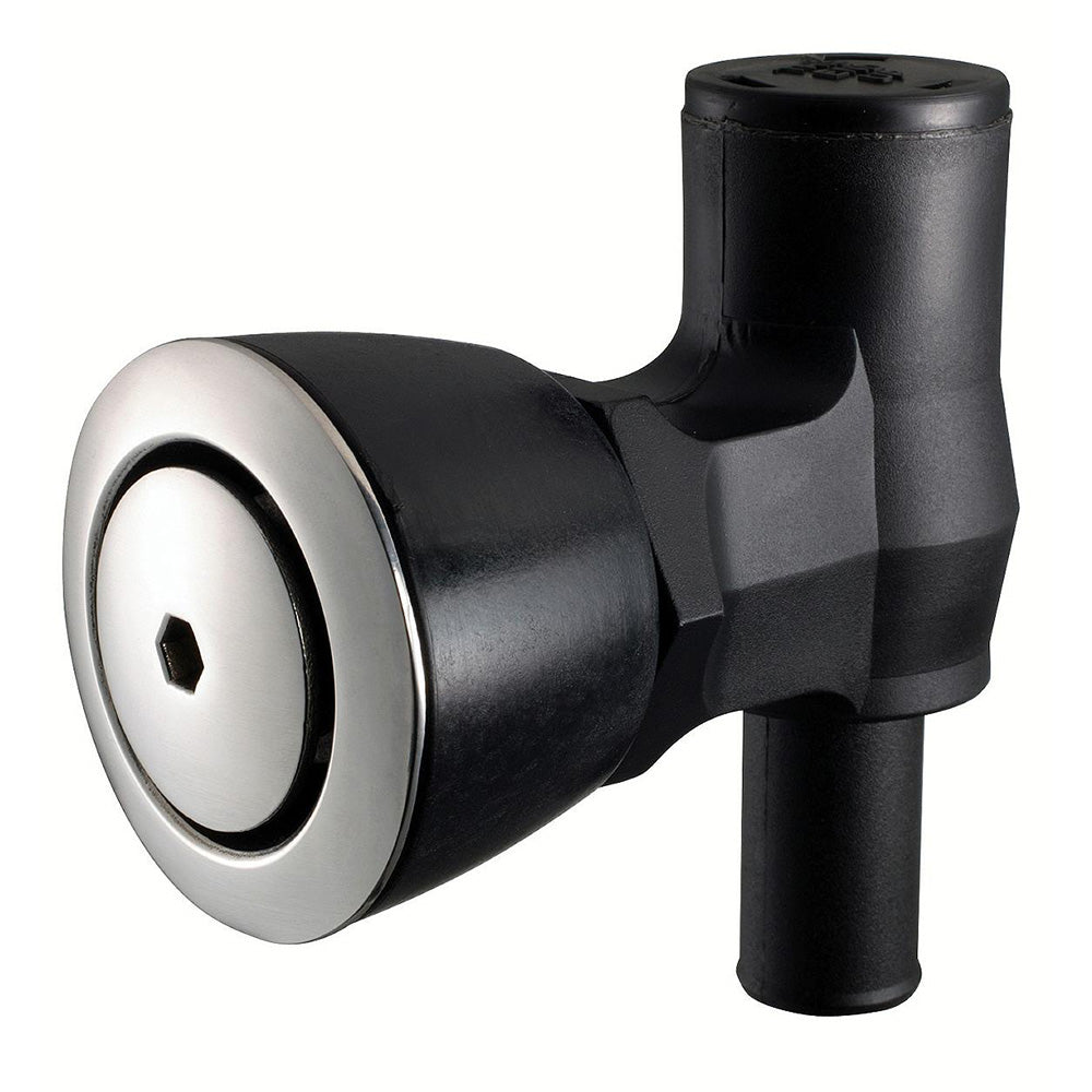 Attwood 90 P-Trap Fuel Tank Vent – Flush Mount – Black w/Stainless Steel Vent Head [1674-6] Online Hot Sale