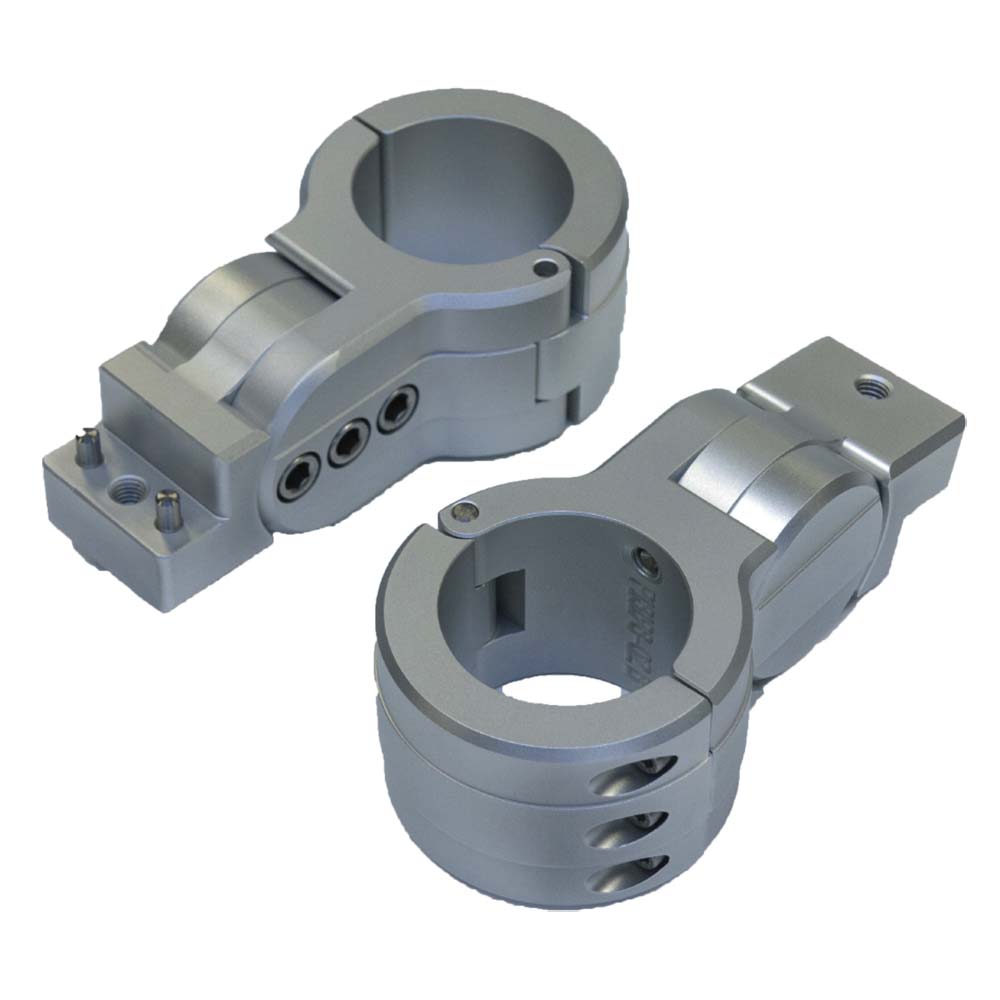 PTM Edge Board Rack Mounts – 2.5″ Pipe Clamp – Titanium Grey [P13198-2500TEBGR] Sale