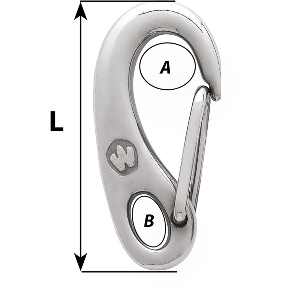 Wichard Safety Snap Hook – 75mm [02481] Online Sale