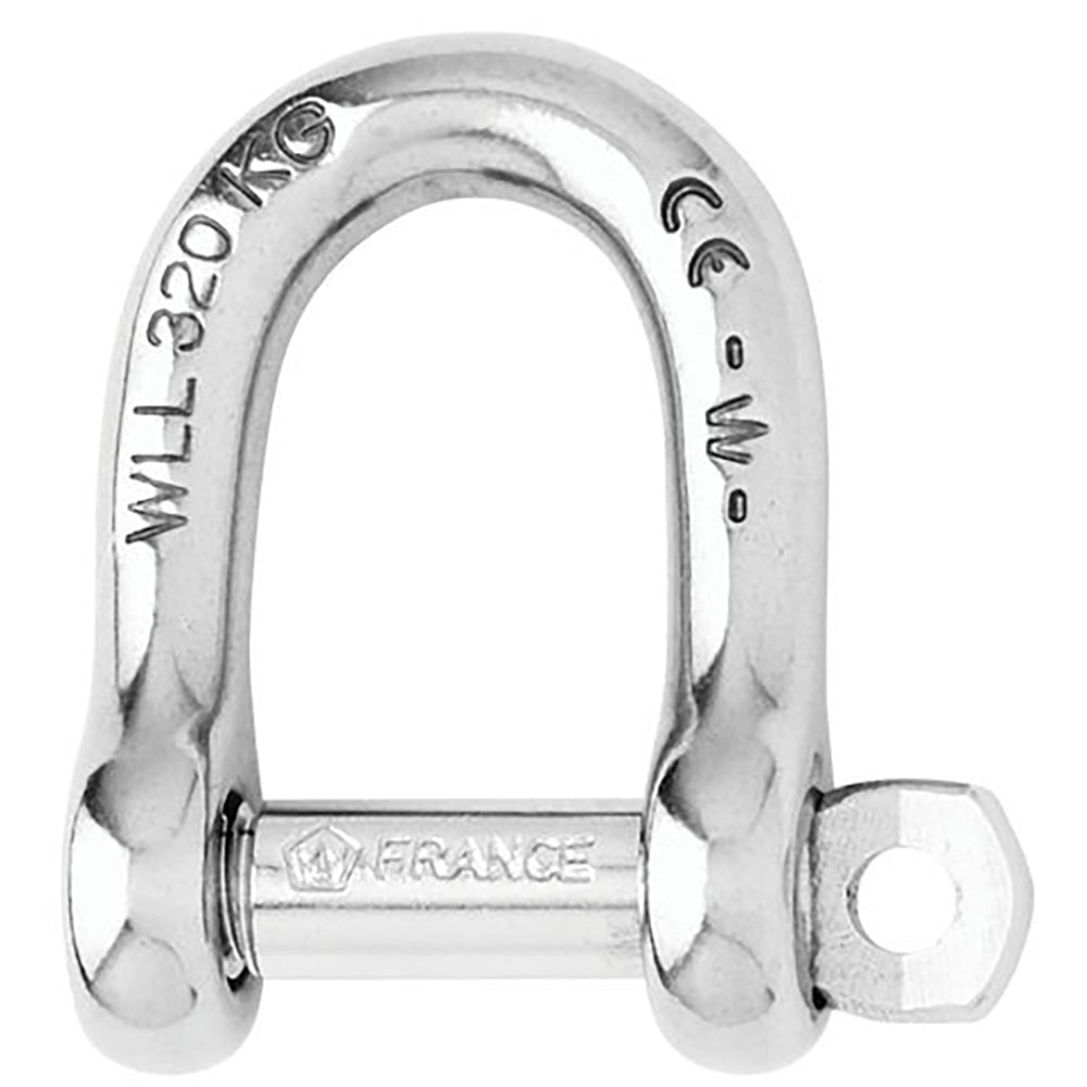 Wichard Self-Locking D Shackle – 12mm Diameter – 15/32″ [01206] Supply
