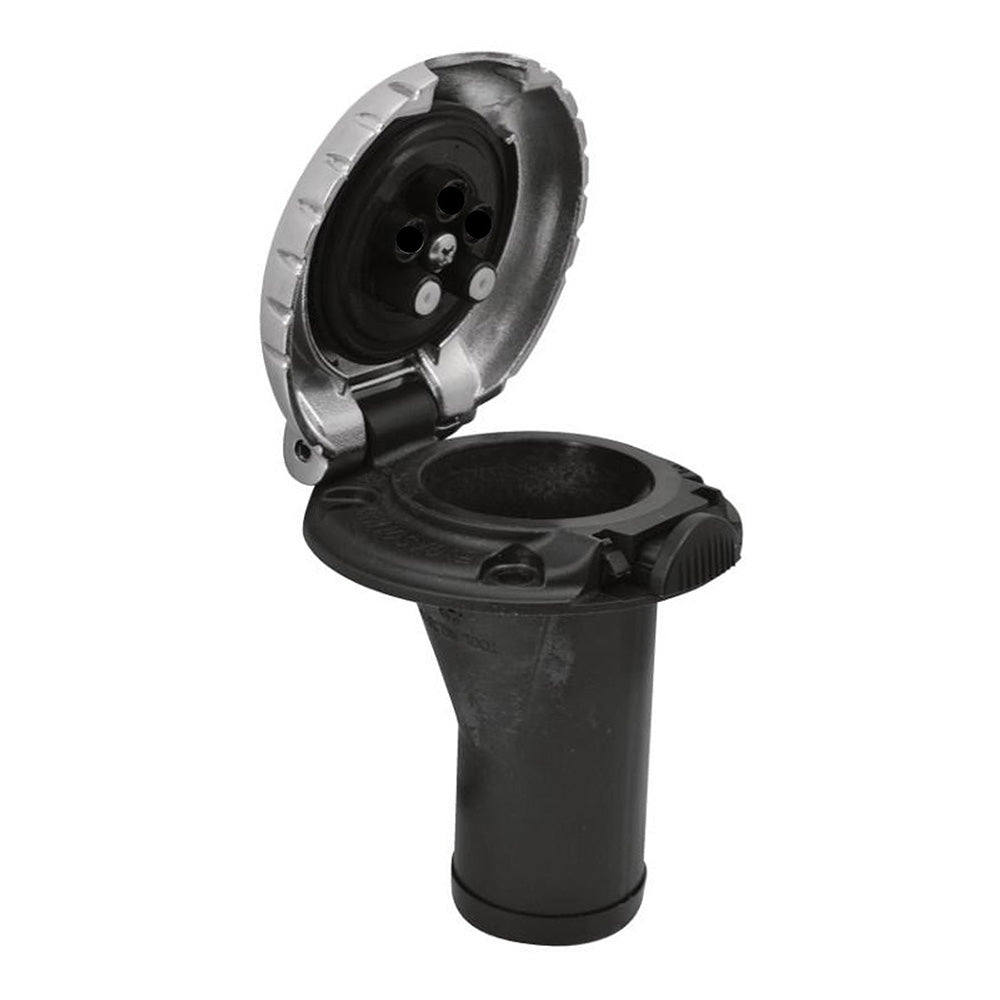 Attwood Deck Fill f/Carbon Canister System – Straight Body  Scalloped Chrome Cap [99DFCCSZ1S] Hot on Sale