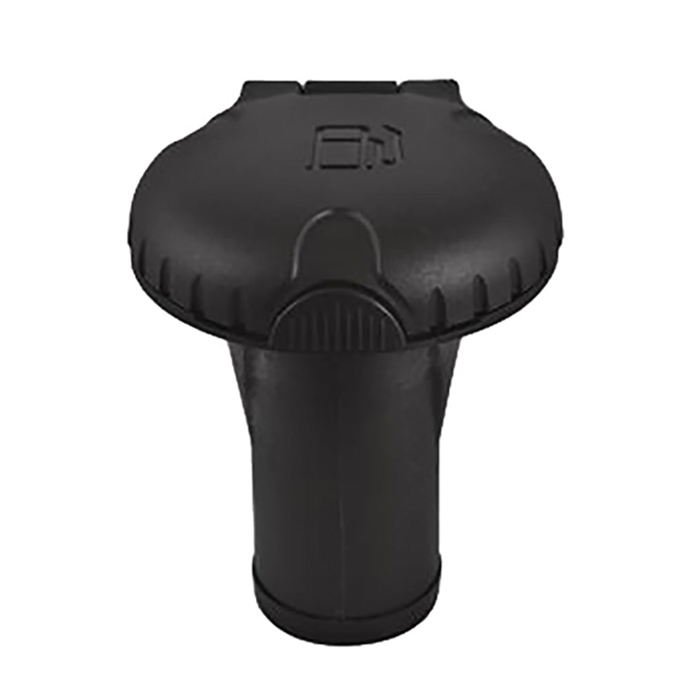 Attwood Deck Fills f/Pressure Relief Systems – Straight Body – Scalloped Black Plastic Cap [99DFPVSB1S] Discount