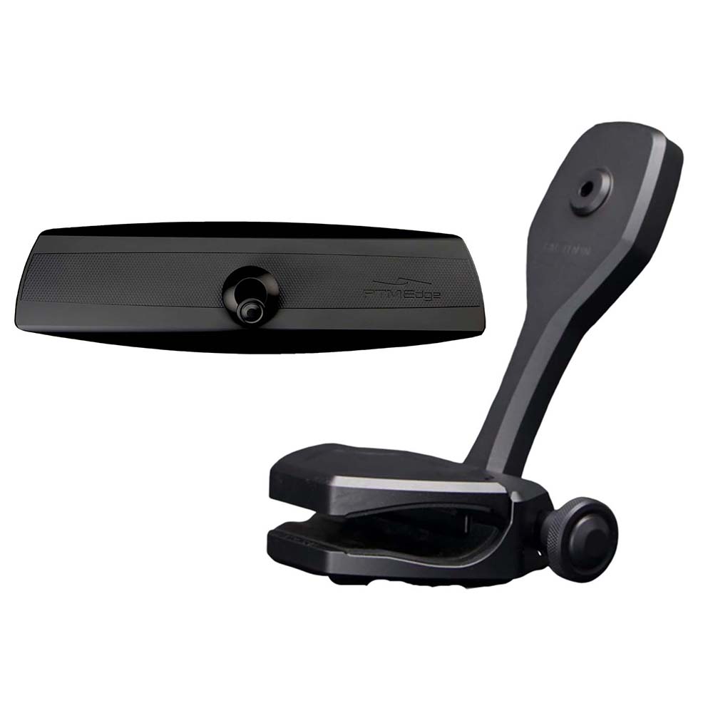 PTM Edge Mirror/Bracket Kit w/VR-140 Elite Mirror  ZXR-361 (Black) [P12848-1361TEBBK] Online Hot Sale