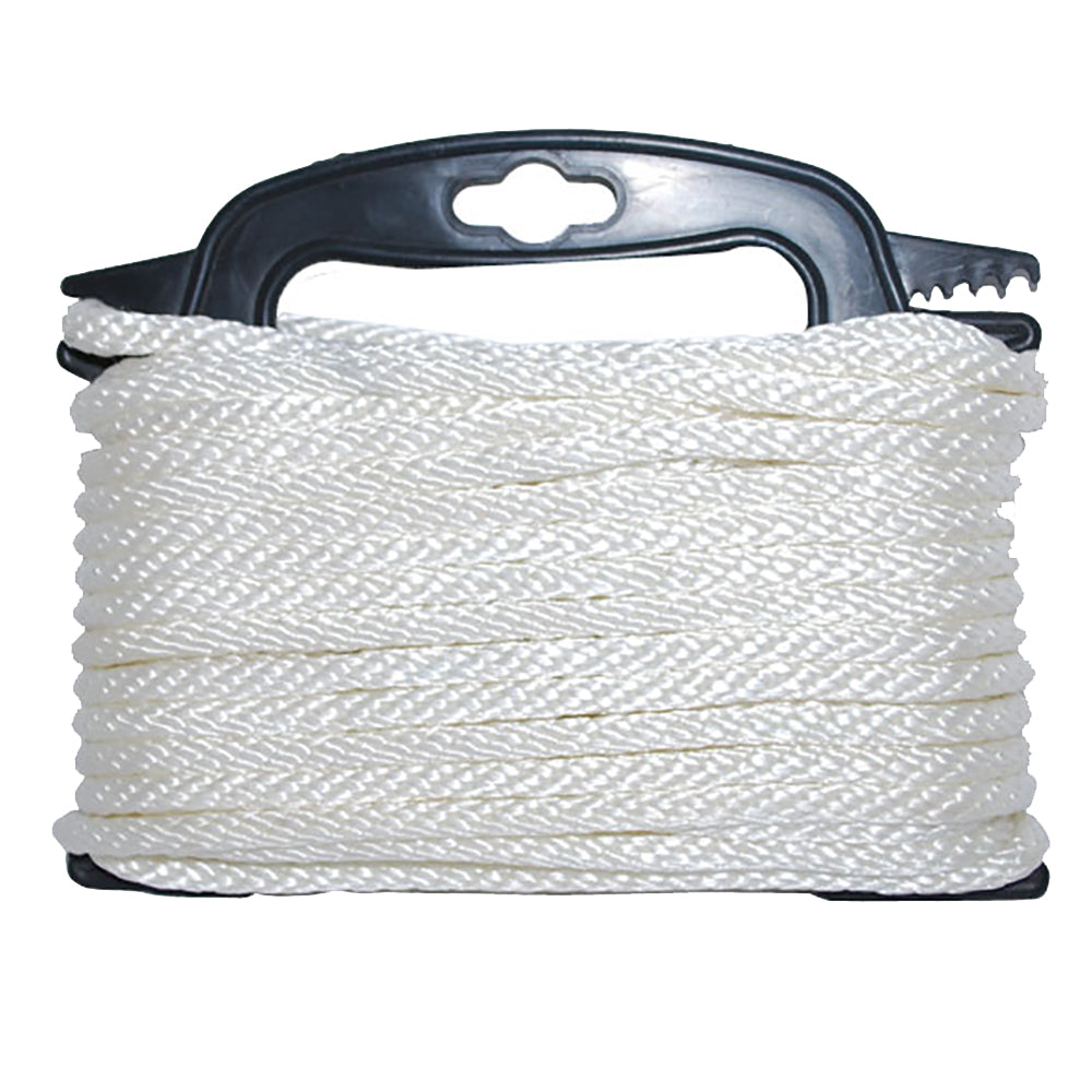 Attwood Braided Nylon Rope – 3/16″ x 100′ – White [117553-7] Discount