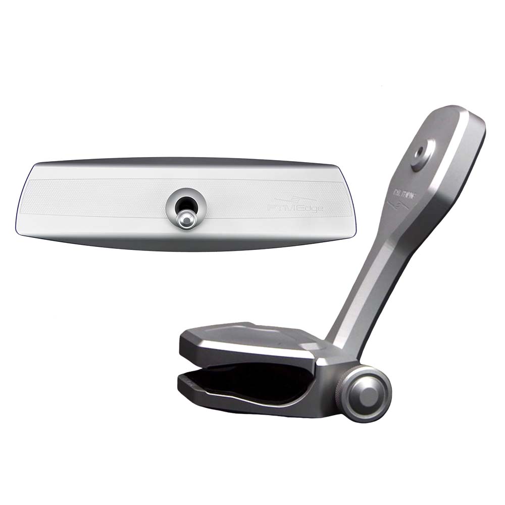 PTM Edge Mirror/Bracket Kit w/VR-140 Elite Mirror  ZXR-320 (Silver) [P12848-1320TEBCL] on Sale