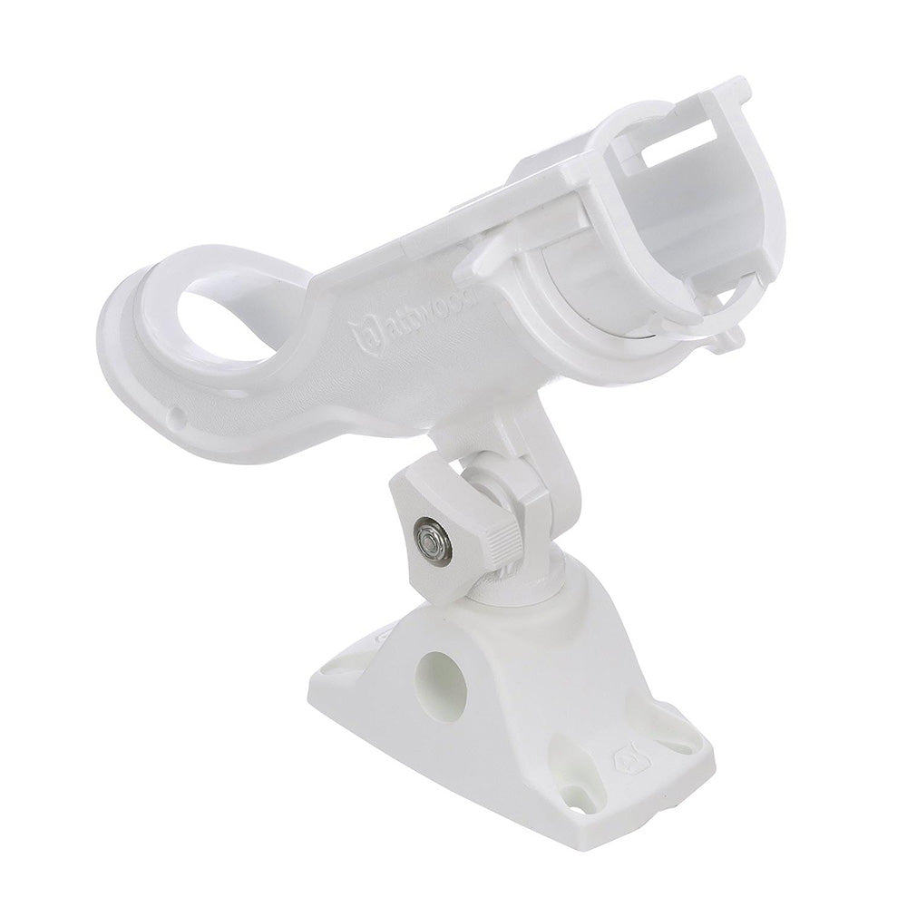 Attwood Heavy-Duty Adjustable Rod Holder w/Combo Mount – White [5009W4] Fashion