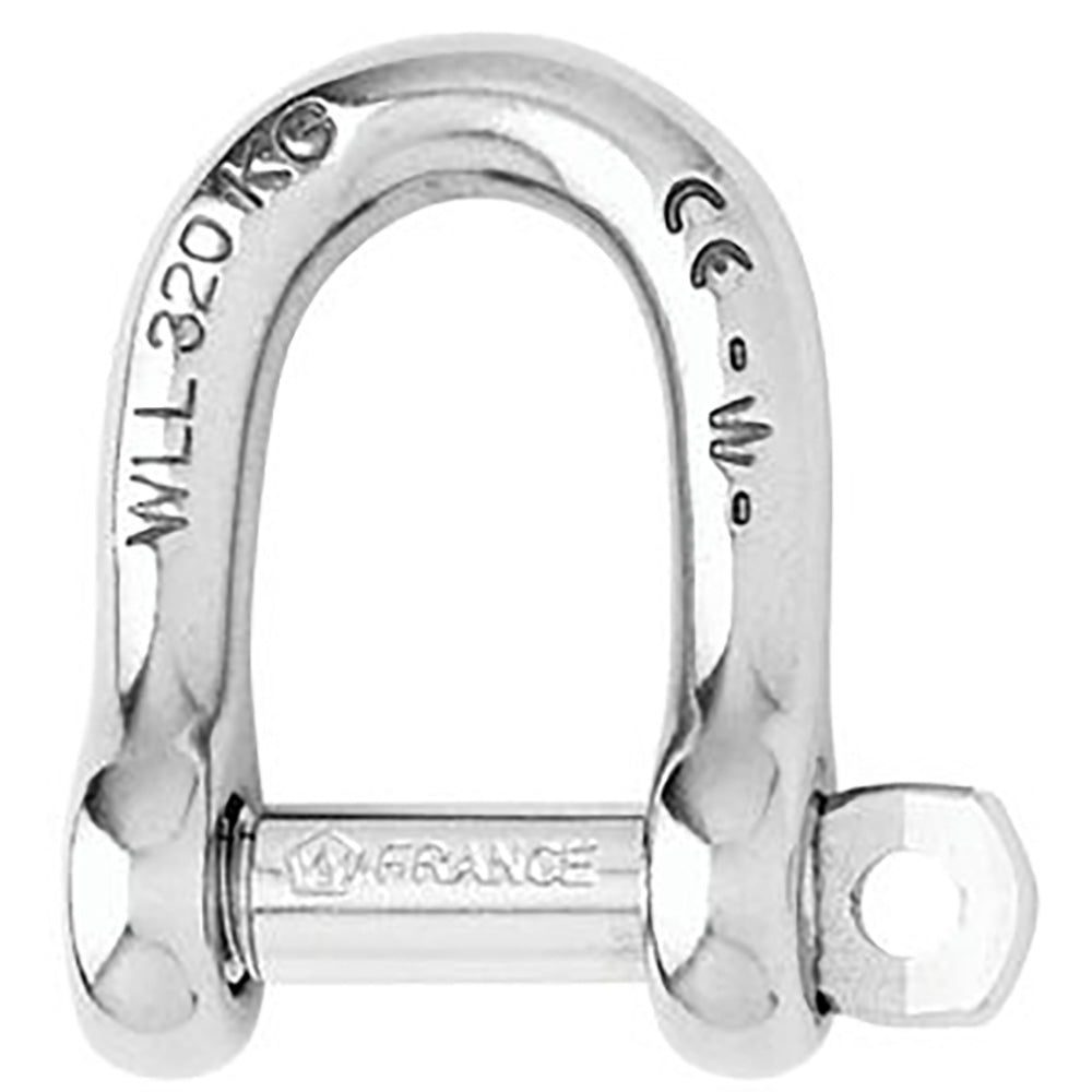 Wichard Not Self-Locking D Shackle – 14mm Diameter – 9/16″ [01207] on Sale