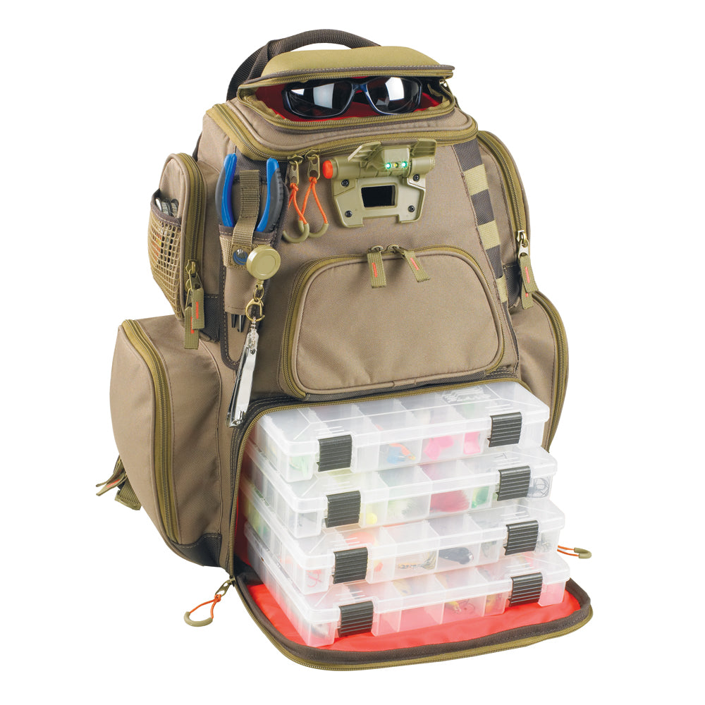 Wild River NOMAD Lighted Tackle Backpack w/4 PT3600 Trays [WT3604] Fashion