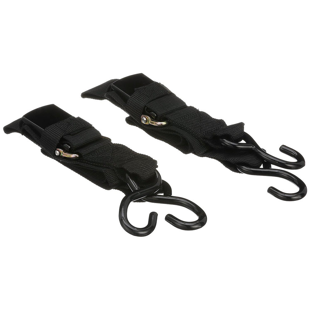 Attwood Quick-Release Transom Tie-Down Straps 2″ x 4 Pair [15232-7] Supply