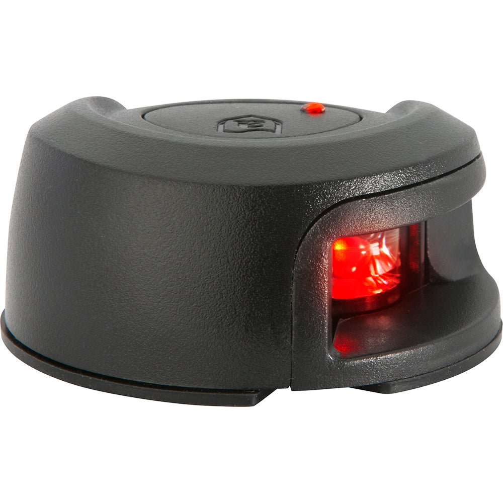 Attwood LightArmor Deck Mount Navigation Light – Black Composite – Port (red) – 2NM [NV2012PBR-7] Online Hot Sale