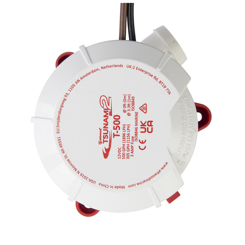 Attwood Tsunami MK2 Manual Bilge Pump – T500 – 500 GPH  12V [5606-7] Fashion