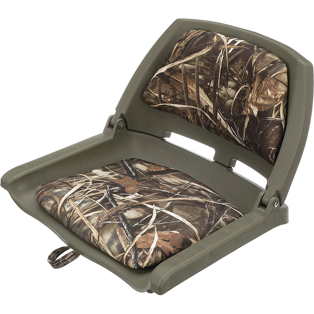 Attwood Swivl-Eze Padded Flip Seat – Camo [98391GNMX] Fashion