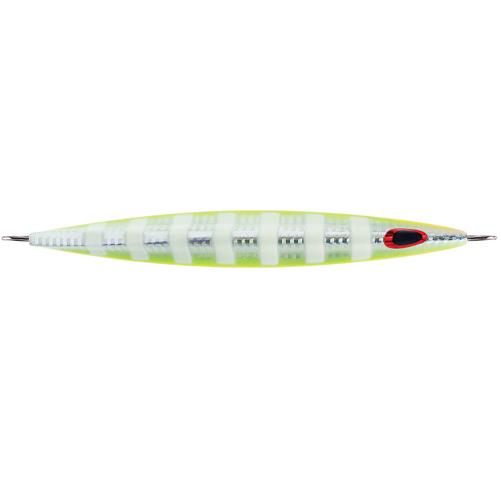 Williamson Kensaki 220 Jig – 6.75″ – 7.75oz – UV Chartreuse Glow Zebra [KSJ220UVCGZ] Fashion